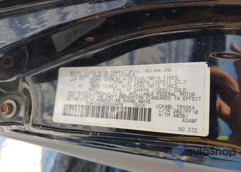 2002 Toyota Tundra Sr5 V8 from USA, damaged, VIN 5TBKT44122S324439